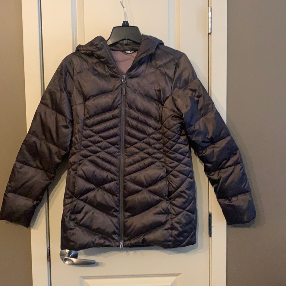 Rabbit grey north face puffer coat